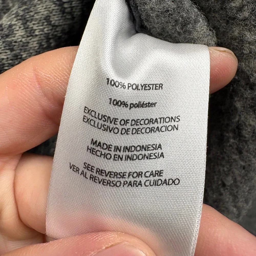 Eddie Bauer Mens 1/4 Zip Pullover XXL Gray‎ Heather Long Sleeve Sweater